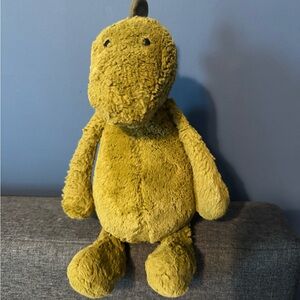 Jellycat Furry Green Dinosaur Plush